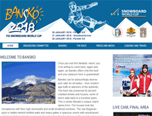 Tablet Screenshot of banskoworldcup.com